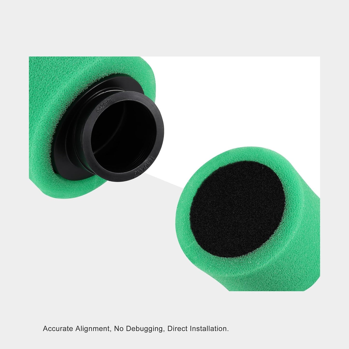 Green Air Filter 42mm For 4 stroke 125cc - 250cc CRF KLX