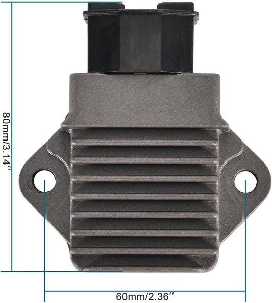 Motorcycle regulator rectifier for Honda CB400 and other models, 80mm by 60mm size