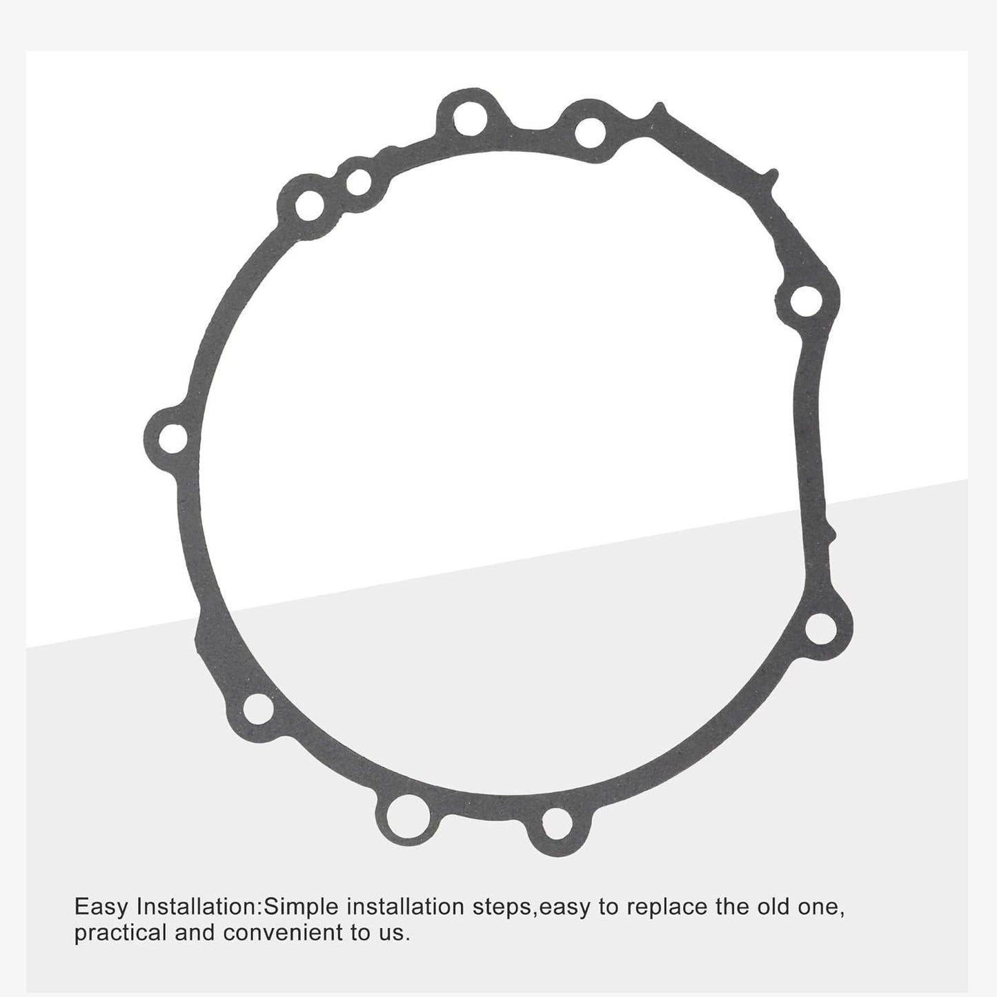 GOOFIT Stator Generator Crankcase Cover Gasket Replacement for ZX1200 ZX12R ZX-12R 00-06