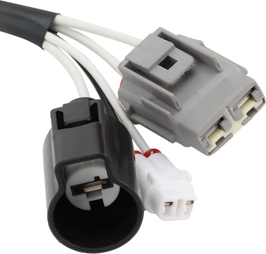 Closeup of Kawasaki Teryx KRF800 KRT750 KRT800 stator magneto wiring connectors