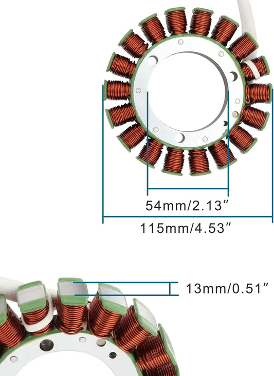 Magneto Stator Coil for Hisun 550 750 (HS550 HS750) Vecto | 31120-007G-0000 - goofitmoto