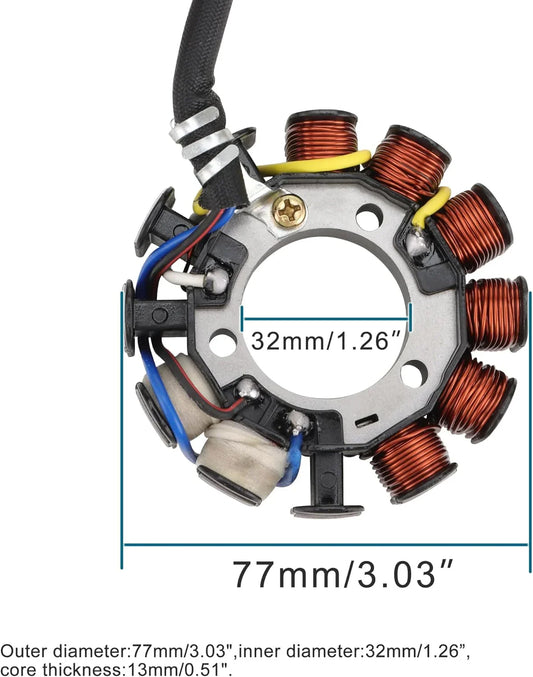 Magneto Stator Coil for Honda CRF450X (2005-2017) | OEM 31120-MEY-672 - goofitmoto