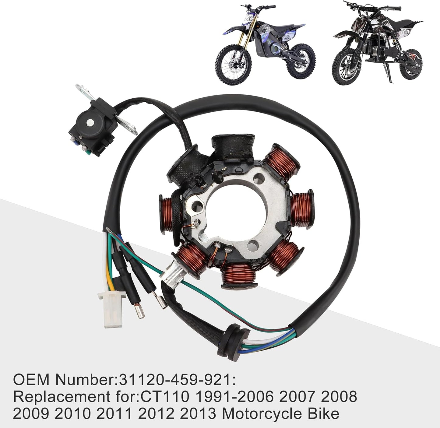 Magneto Stator Coil for Honda CT110 Postie Bike 1991-2013 | OEM 31120-459-921