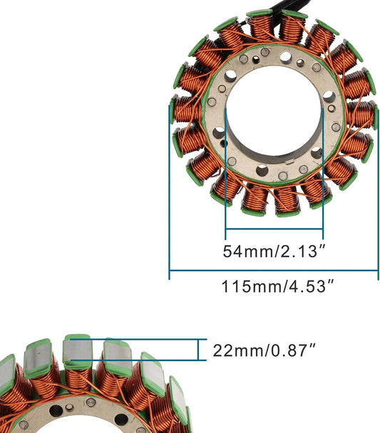 Magneto Stator for Honda VF700 VF750 VF1100 (Magna & Sabre V45/V65) 1982-1986 - goofitmoto