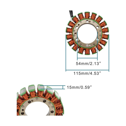 Magneto Stator for Honda VT600 Shadow VLX & NV400 Steed (1992-2007) - goofitmoto