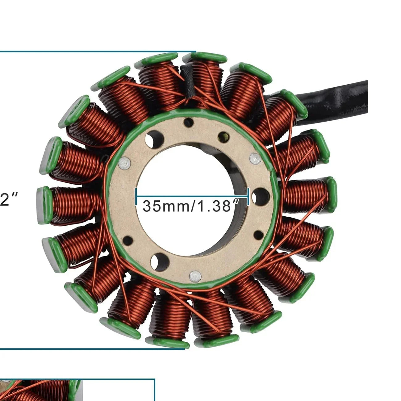 Magneto Stator Coil for Kawasaki Bayou 220 (1996-2002) & 250 (2003-2011) | 21003-1287 - goofitmoto