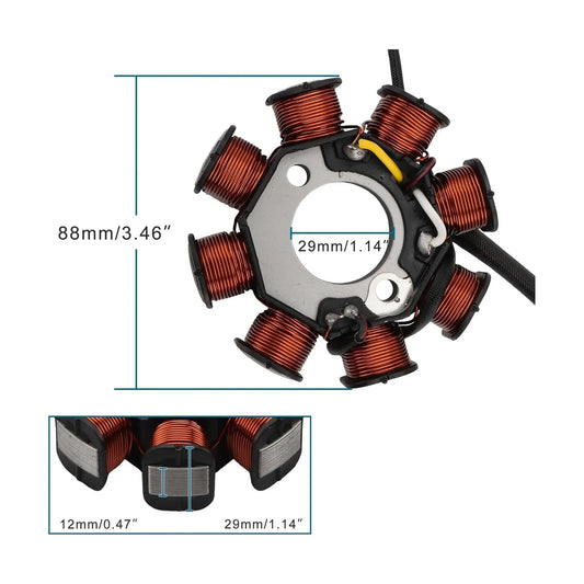 Magneto Stator Coil for Kawasaki KLX140 KLX150 (2008-2024) | 21003-0066 21003-0116 - goofitmoto