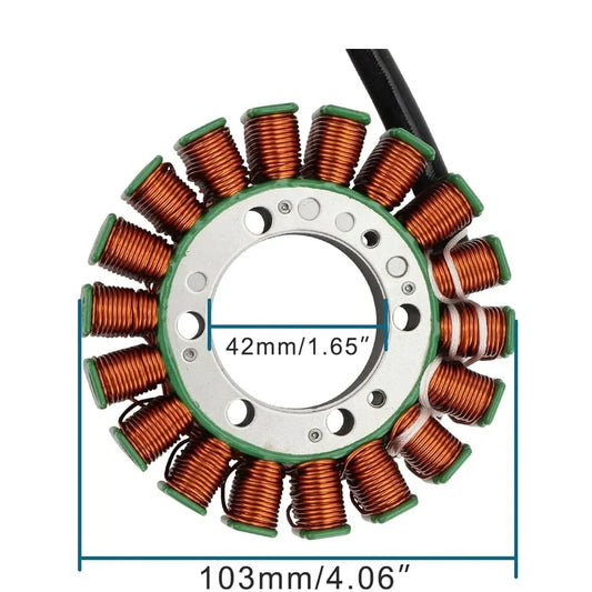 Magneto Stator Coil for Kawasaki Ninja ZX-6R ZX-6RR Z1000 (2003-2006) | 21003-0001 - goofitmoto