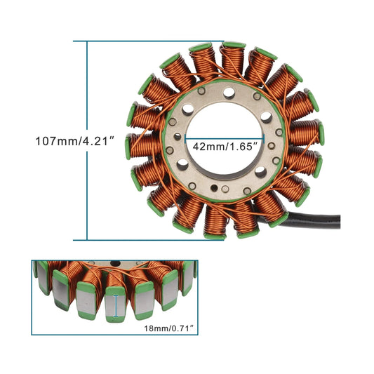 Magneto Stator for Suzuki Burgman 250/400 AN250 AN400 | 32101-14F20-000 - goofitmoto