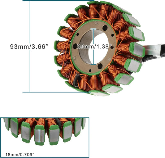 Magneto Stator for Arctic Cat 250 300 Utility DVX 2x4 2006-2009 | OEM 3303-833 - goofitmoto