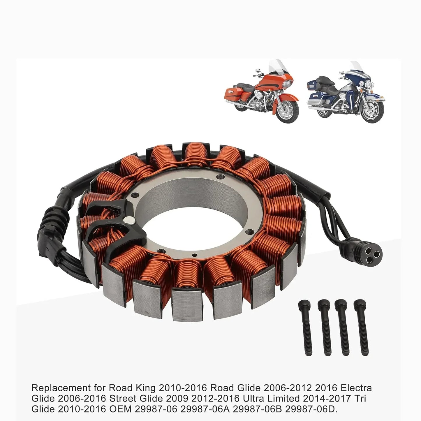 Magneto Stator for Harley Davidson Touring (2006-2017) | OEM 29987-06 - goofitmoto