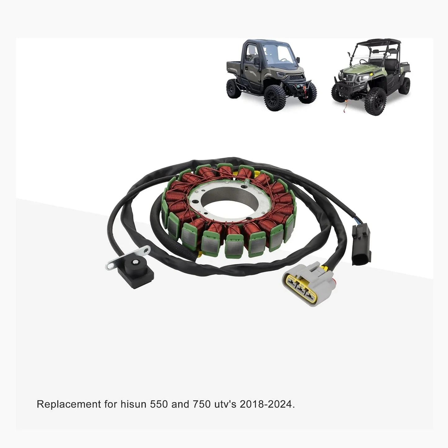 Magneto Stator for HiSUN Sector 550 & 750 UTV (2018-2024) | 31120-007G-0200 - goofitmoto