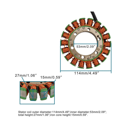Magneto Stator for Honda CBR929RR CBR900RR Fireblade | 31120-MCJ-003 - goofitmoto