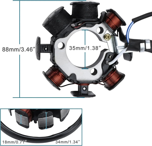 Magneto Stator for Honda CRF230F (2003-2017) | OEM 31120-KPS-902 - goofitmoto