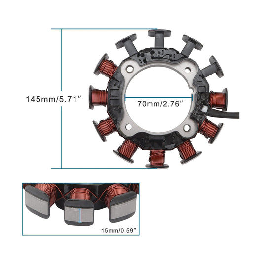 Magneto Stator for Honda GX630 GX660 GX690 Engines | OEM 31630-Z6L-003