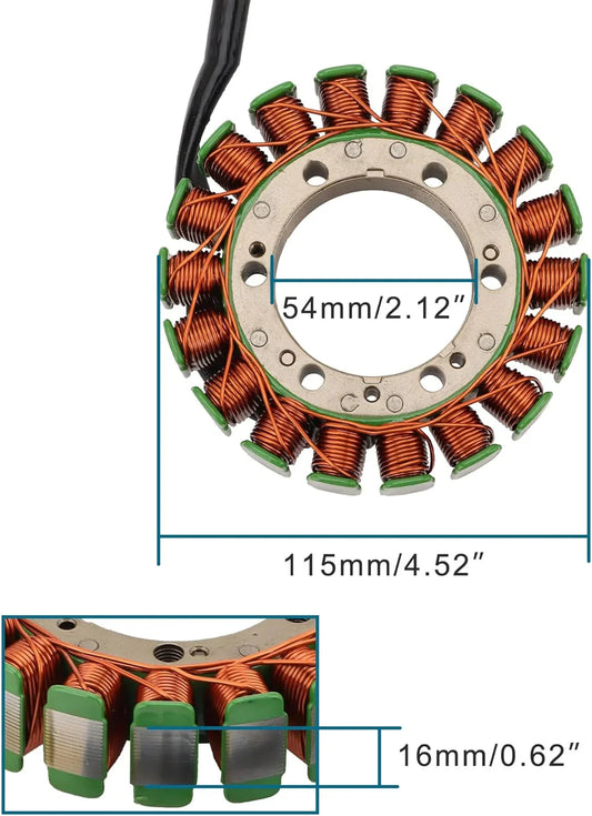 Magneto Stator for Honda VT750 Shadow & Spirit (1997-2007) | OEM 31120-MBA-004 - goofitmoto