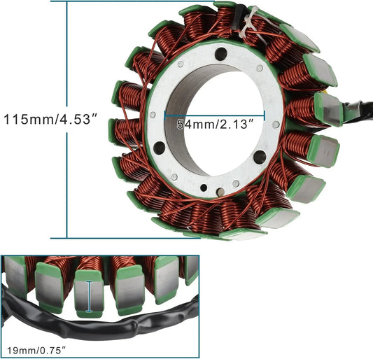 Magneto Stator for Honda XL1000V Varadero 1000 (1999-2002) | OEM 31120-MBT-611 - goofitmoto