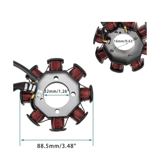 Magneto Stator for Honda XR250 & 250cc Dirt Bikes, Pit Bikes, and ATVs - goofitmoto