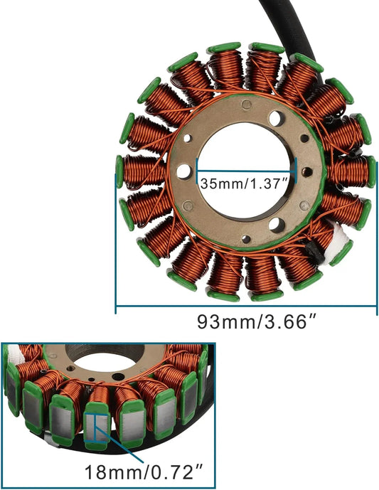 Magneto Stator for Kawasaki KFX450R (2008-2014) | OEM 21003-0067 - goofitmoto