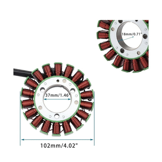 Magneto Stator for Kawasaki ZR400, ZR550, ZX400 | OEM 21003-1038 - goofitmoto