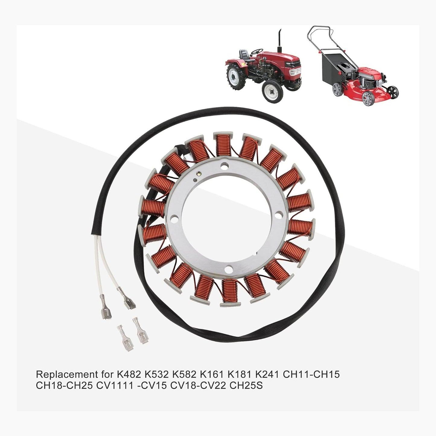 Magneto Stator for Kohler CH11-CH25 & CV11-CV22 Engines | 15/20 Amp Replacement