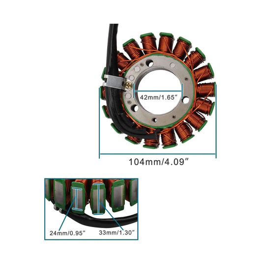 Magneto Stator for Odes Dominator 800 & Assailant | OEM 21040109704 - goofitmoto