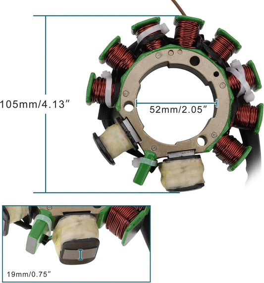 Magneto Stator for Polaris Sportsman, Scrambler & Magnum 500 (1996-2012) - goofitmoto