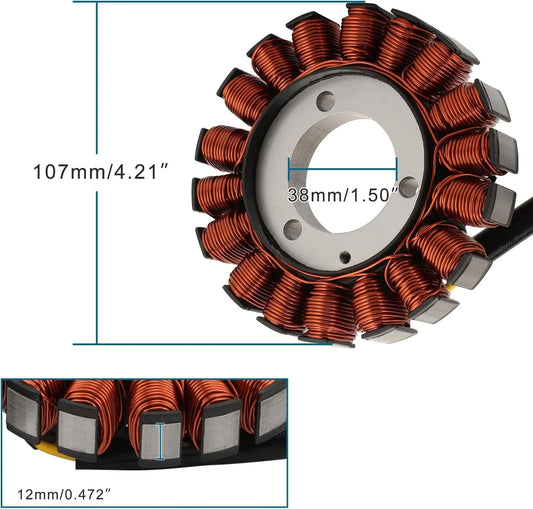 Magneto Stator for Suzuki Bandit GSF650, GSF1250 & GSX650F | 32101-18H00 - goofitmoto