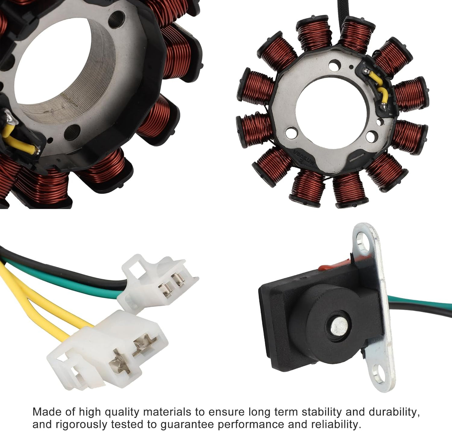 Magneto Stator for Suzuki Gixxer 155, SF150 & GSX-R150 | OEM 32101-34J00