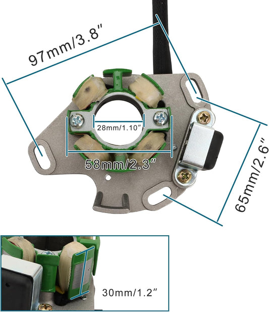Magneto Stator for Suzuki RM250 1996-2000 | 32101-37E00 & 32101-37E40