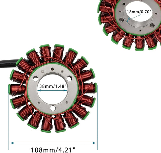 Magneto Stator for Suzuki SV650 & DL650 V-Strom (1999-2002) | OEM 32101-19F00 - goofitmoto