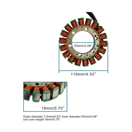 Magneto Stator for Suzuki VL1500 Intruder LC (1998-2004) | OEM 32101-10F01 - goofitmoto