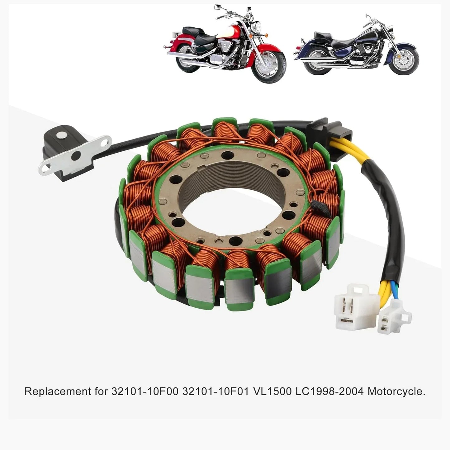 Magneto Stator for Suzuki VL1500 Intruder LC (1998-2004) | OEM 32101-10F01 - goofitmoto