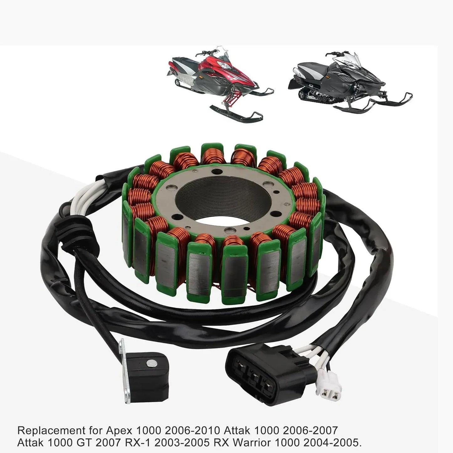 Magneto Stator for Yamaha Apex 1000 Attak RX-1 RX Warrior (2003-2010) - goofitmoto