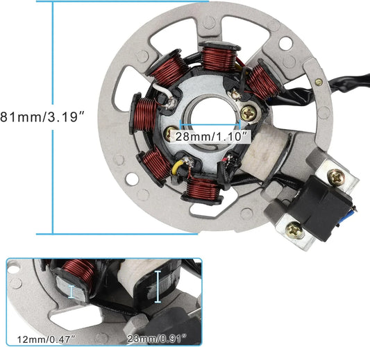 Magneto Stator for Yamaha BWS100 & Axis 100 - goofitmoto