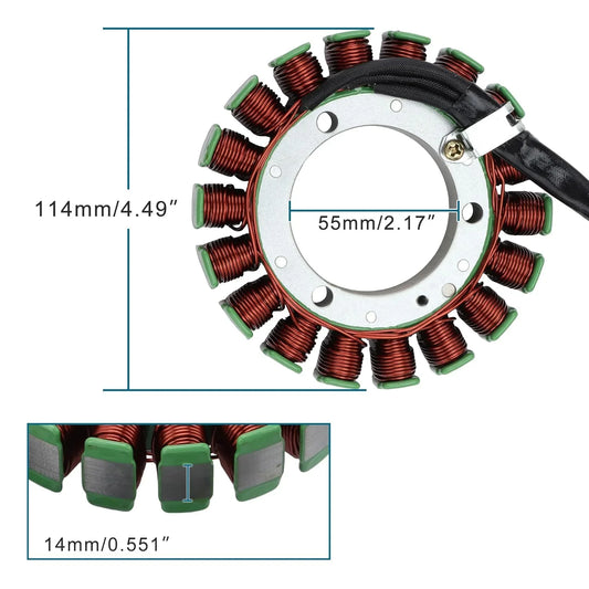 Magneto Stator for Yamaha Drag Star 650 XVS (2005-2008) - goofitmoto