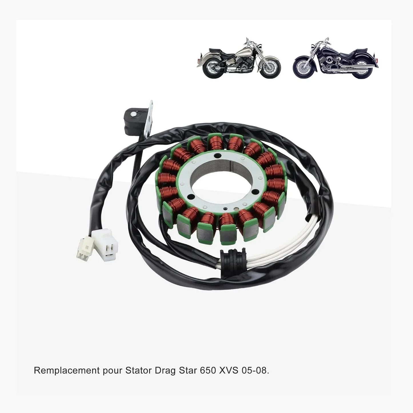 Magneto Stator for Yamaha Drag Star 650 XVS (2005-2008) - goofitmoto