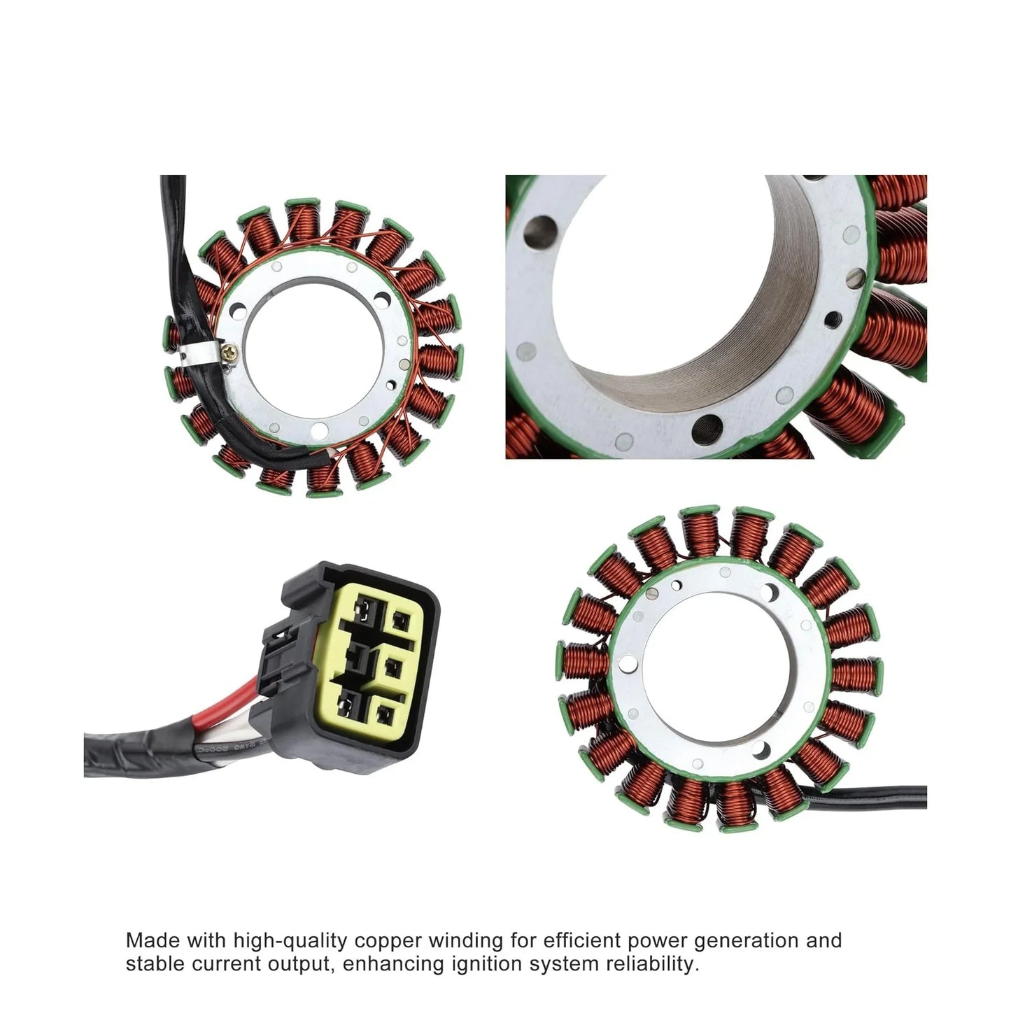 Magneto Stator for Yamaha F75, F80, F90, F100 Outboards | OEM 6D8-81410-00 - goofitmoto