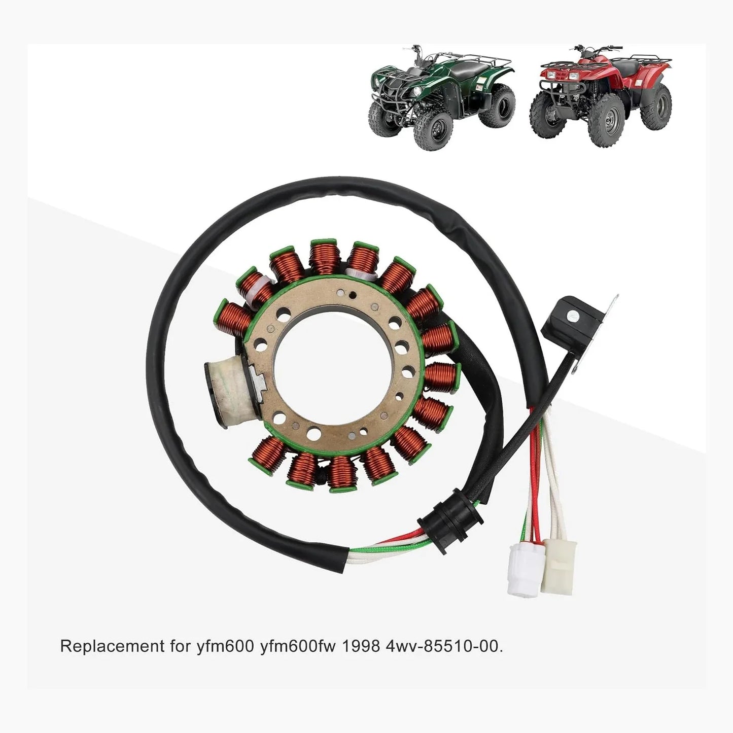 Magneto Stator for Yamaha Grizzly 600 (1998) | OEM 4WV-85510-00 - goofitmoto