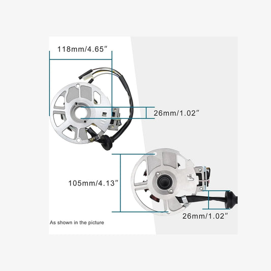 Magneto Stator for Yamaha JOG 50cc 90cc 2-Stroke | 1E40QMB Minarelli Engine - goofitmoto