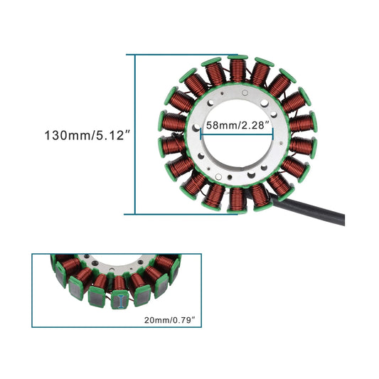 Magneto Stator for Yamaha Outboard 115HP F115 FL115A | OEM 68V-81410-00 - goofitmoto