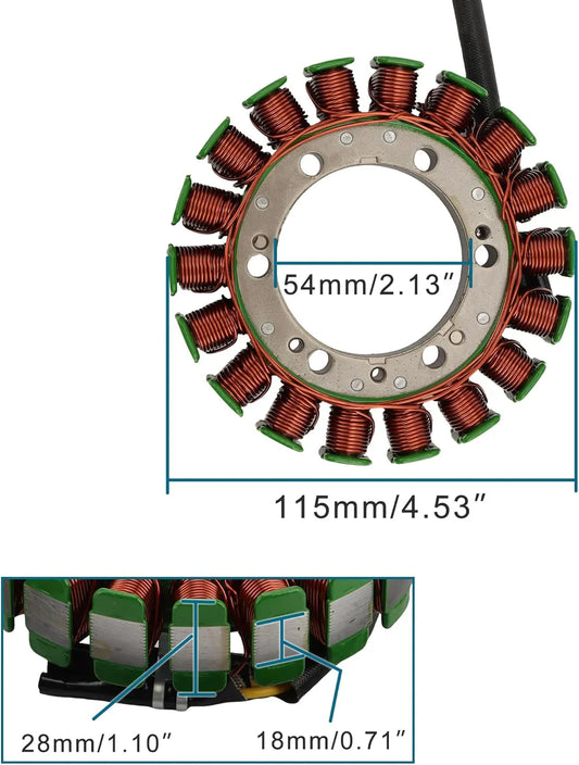 Magneto Stator for Yamaha Virago XV535, XV500 & XV400 | 2GV-81410-20-00 - goofitmoto