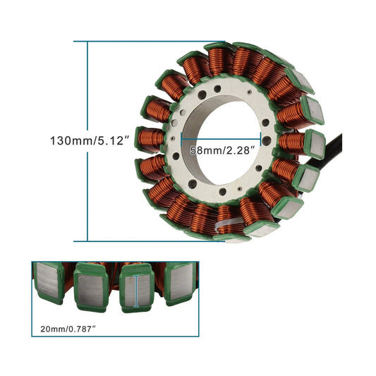 Magneto Stator for Yamaha XVZ1300 Royal Star, Venture & Tour Deluxe | 4XY-81410-02 - goofitmoto