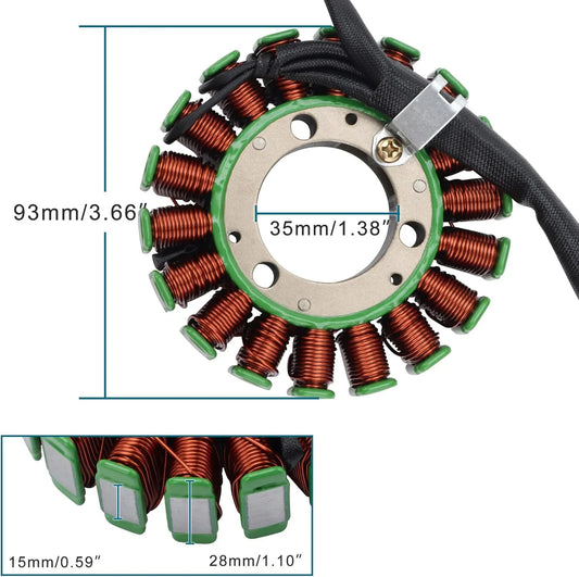 Magneto Stator for Yamaha YBR250 & YS250 (2007-2011) | OEM 5D1-H1410-00 - goofitmoto