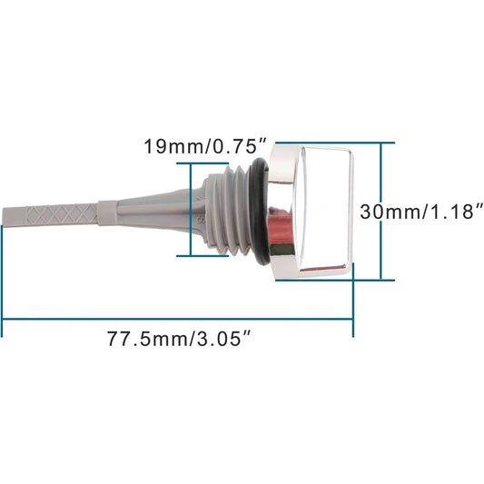 Oil Dipstick For 50cc - 125cc Horizontal Engine - goofitmoto