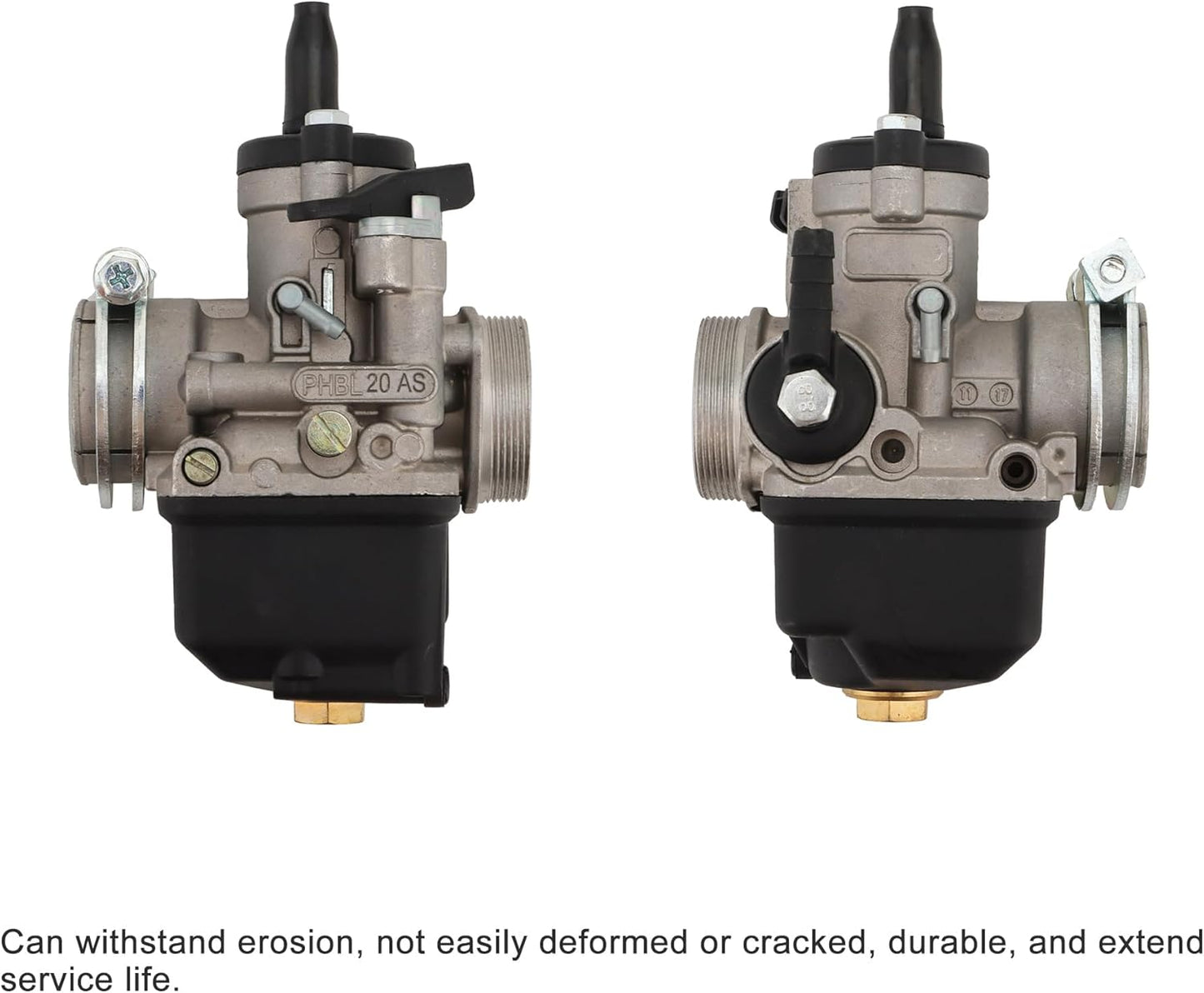 PHBL 20AS Racing Carburetor 20mm for 2-Stroke Scooter, ATV & Dirt Bike