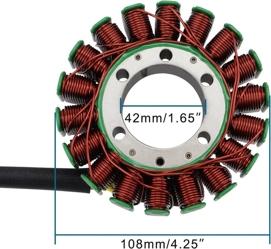 42mm 108mm stator with copper coils for GY6 engine, motorcycle aftermarket part