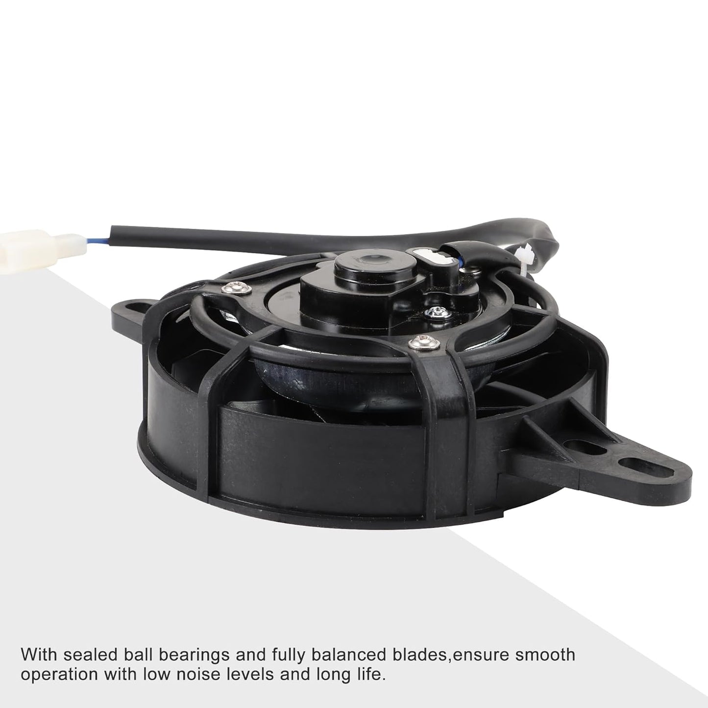 GOOFIT 12V DC Radiator Cooling Fan Replacement for Chinese NC250 150cc 200cc 250cc Water Cooled 4 Wheeler ATV Dirt Pit Bike Motorcycle UTV