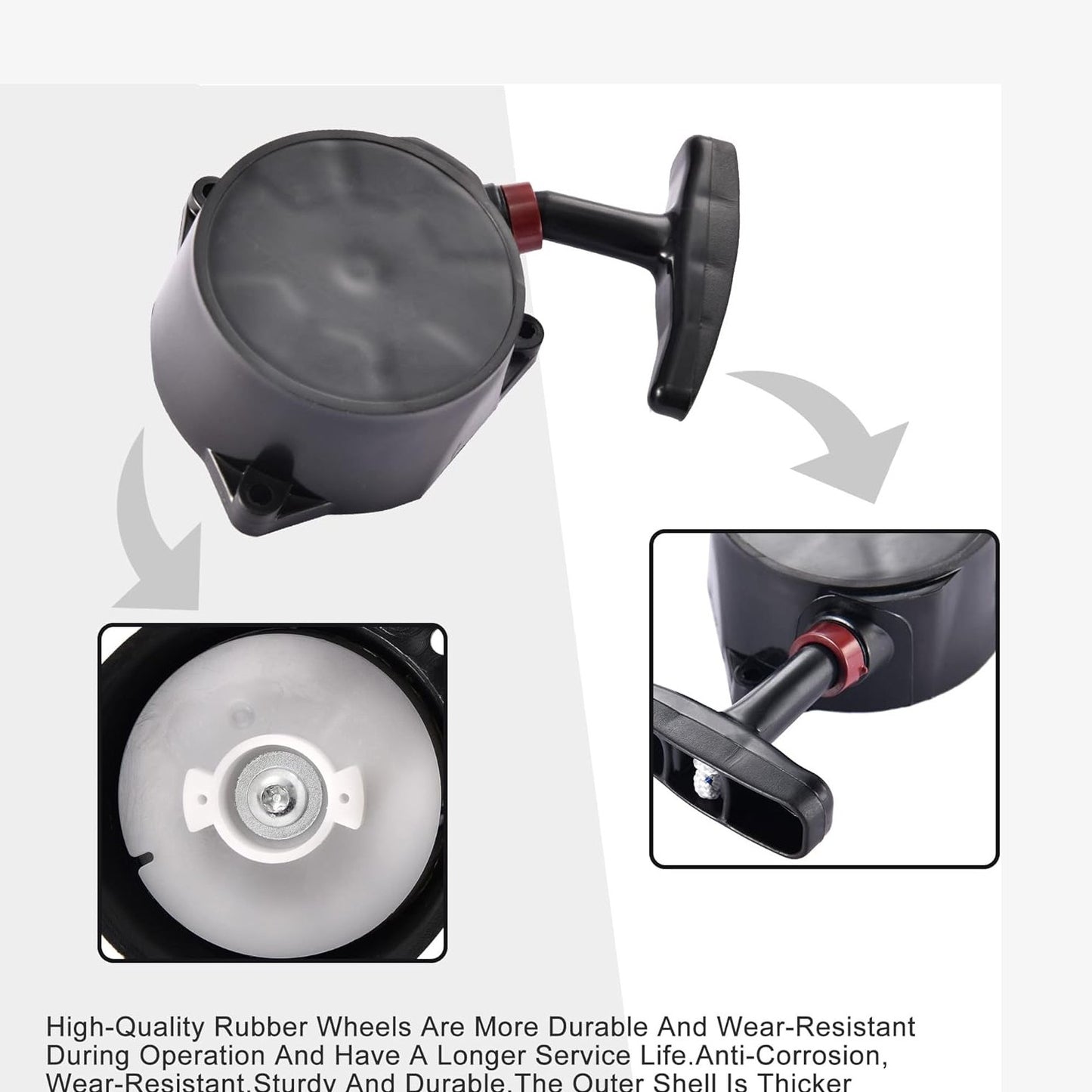 GOOFIT Pull Starter Recoil Assembly Replacement for 35cc Tanka Bladez TC-355 Moby XL Powerkart Blade-z