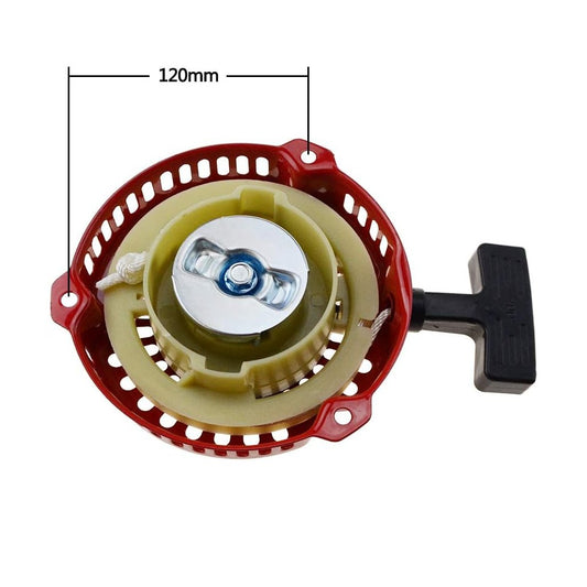 GOOFIT 3 Holes Pull Recoil Starter Replacement for 4 Stroke 152F GX100 Generator Lawn Mower Water Pump Pressure Power Washer Engine
